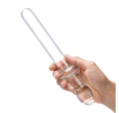 Glas - Klasyczne Szklane Gładkie Dwustronne Dildo Classic