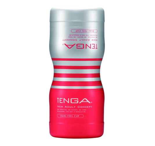 Tenga - Dual Feel Cup Medium Średni Masturbator Ssący