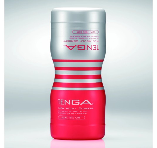 Tenga - Dual Feel Cup Medium Średni Masturbator Ssący