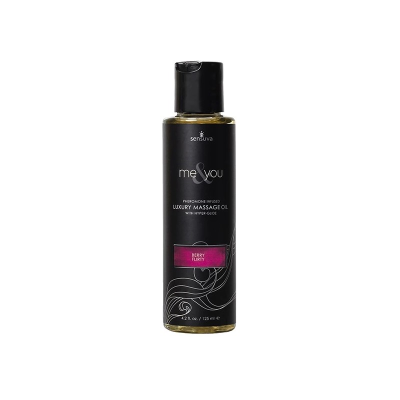 Olejek do masażu - Sensuva Me & You Berry Flirty Massage Oil 125 ml Olejek do masażu - Sensuva Me & You Berry Flirty Massage Oil 125 ml
