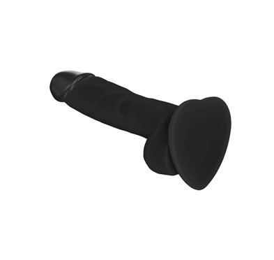 Dildo - Strap-On-Me Soft Realistic Dildo Black S