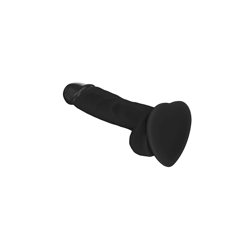 Dildo - Strap-On-Me Soft Realistic Dildo Black S