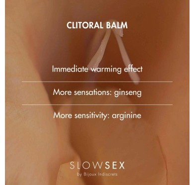 Balsam stymulujący - Bijoux Indiscrets Slow Sex Clitoral Balm 10 ml