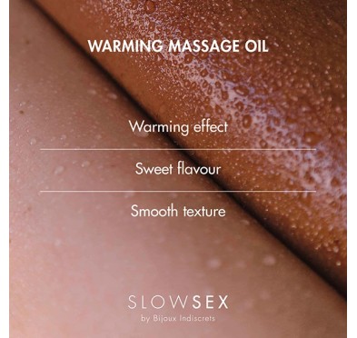 Rozgrzewający olejek do masażu - Bijoux Indiscrets Slow Sex Warming Massage Oil 50 ml