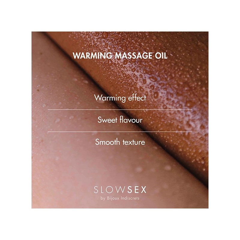 Rozgrzewający olejek do masażu - Bijoux Indiscrets Slow Sex Warming Massage Oil 50 ml