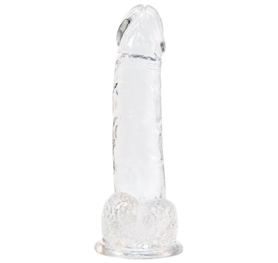 Dildo - Addiction Crystal Addiction Clear Dong 20 cm