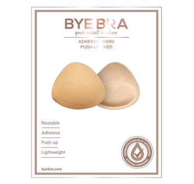 Wkładki przylepne do biustonosza - Bye Bra Adhesive Bikini Push-Up Pads