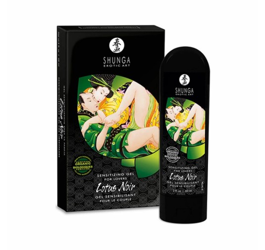 Żel stymulujący dla par - Shunga Lotus Noir 60 ml