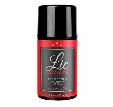 Żel do seksu oralnego - Sensuva Lic-o-licious Watermelon 50 ml