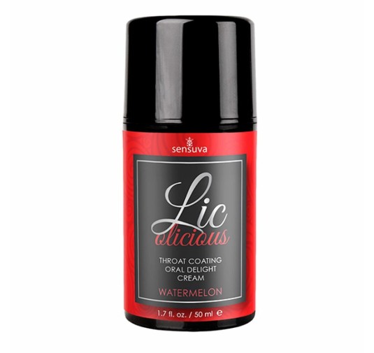 Żel do seksu oralnego - Sensuva Lic-o-licious Watermelon 50 ml