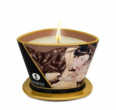 Świeca do masażu - Shunga Excitation Chocolate 170 ml