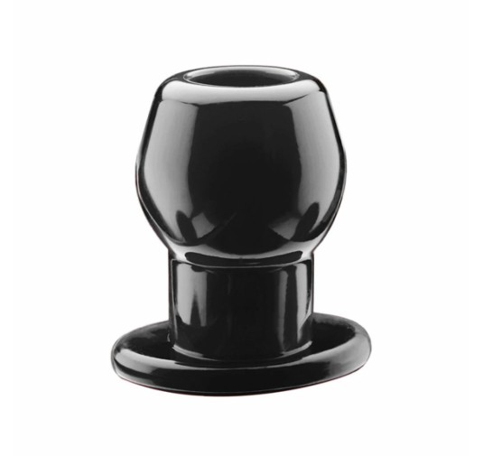 Korek analny tunel - Perfect Fit Tunnel Plug Medium Black Czarny Średni