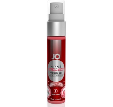 Żel stymulujący sutki - System JO Nipple Titillator Strawberry 30 ml