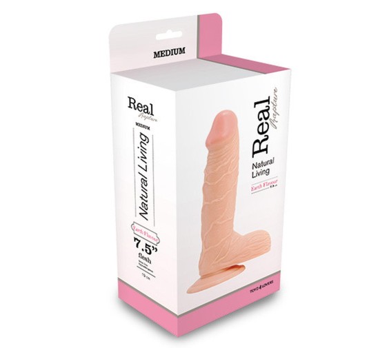 Dildo dokładnie jak penis sterczące naturalne 21cm