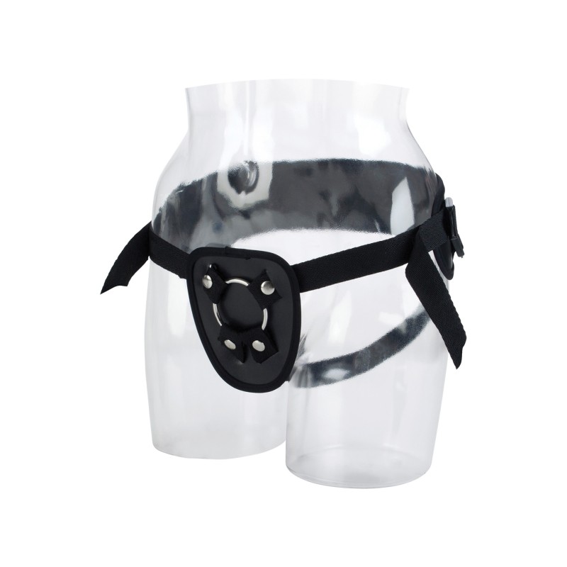 Uprząż skórzana z regulowanymi szelkami strap-on Uprząż skórzana z regulowanymi szelkami strap-on