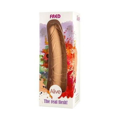 Penis grube nabrzmiałe żyły naturalny dildo 21cm