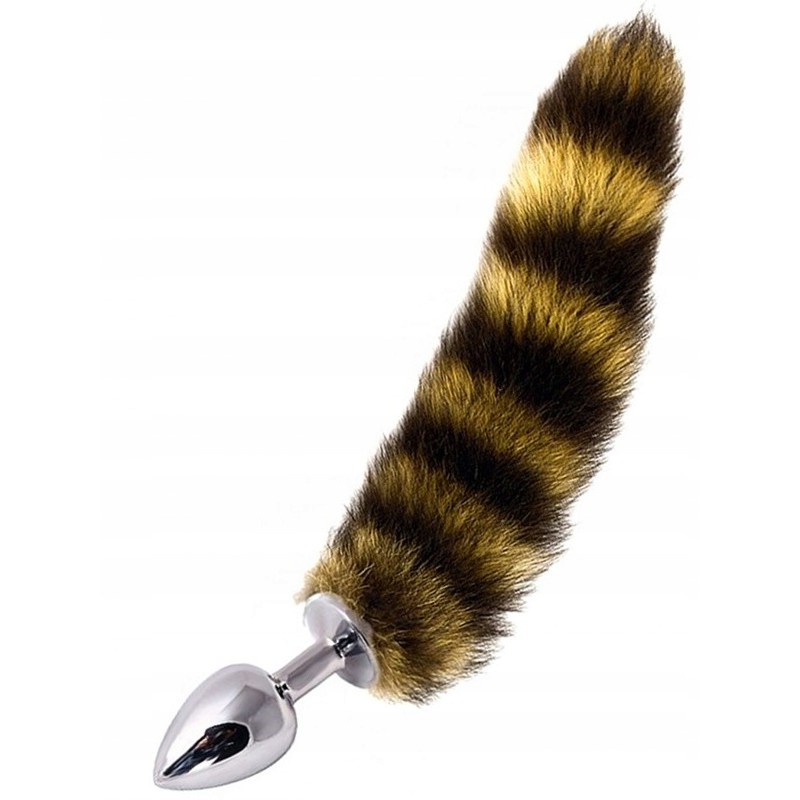 Korek kita jewellery small silver stripe tail Korek kita jewellery small silver stripe tail
