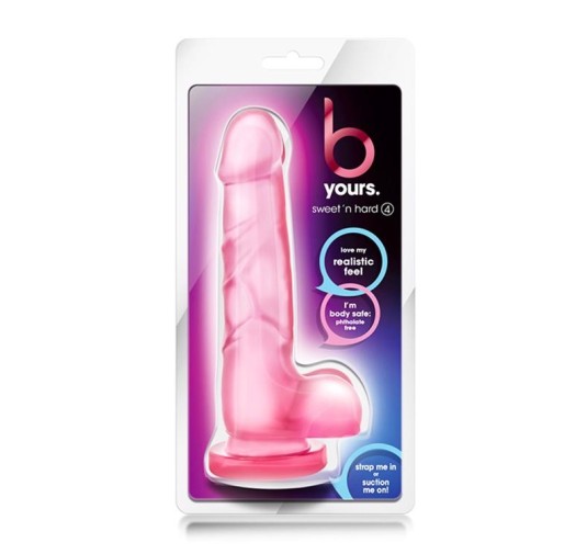 Dildo-b yours sweet n hard 4 pink