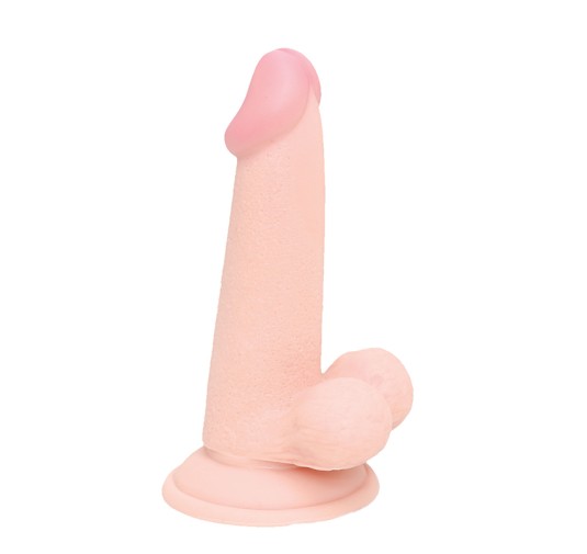 Grube dildo z mocną przyssawką realistyczne 14cm