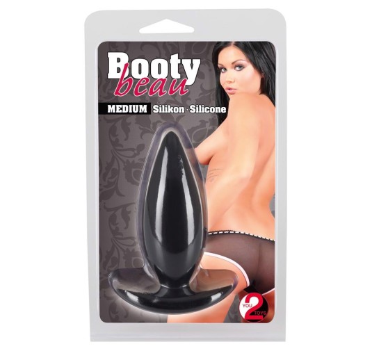 Korek analny zatyczka plug silikon sex średni 10cm