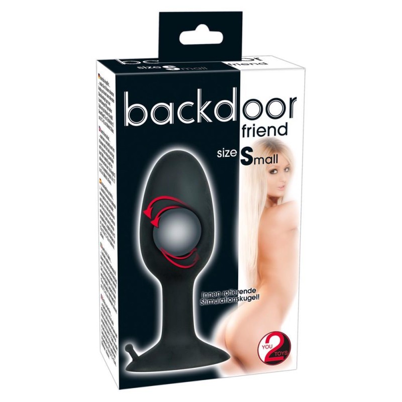 Wydrążony korek plug analny obciążony sex s 8cm Wydrążony korek plug analny obciążony sex s 8cm