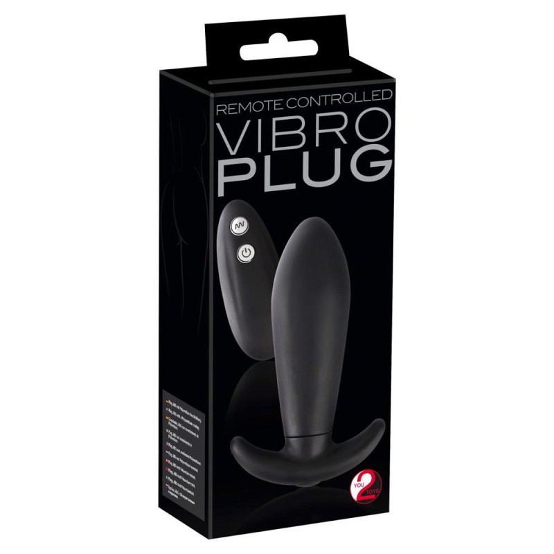 Stożkowa wtyczka analna plug korek wibracyjny 12cm Stożkowa wtyczka analna plug korek wibracyjny 12cm