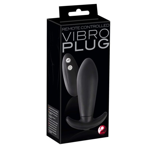 Stożkowa wtyczka analna plug korek wibracyjny 12cm