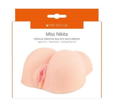 Masturbator- Me You Us Miss Nikita Premium Vibrating Realistic Masturbator Flesh