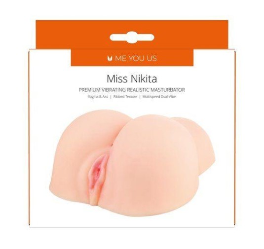 Masturbator- Me You Us Miss Nikita Premium Vibrating Realistic Masturbator Flesh