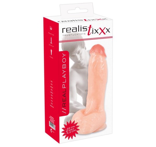 Solidne dildo duże grube naturalny penis sex 23cm