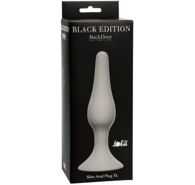 Smukły czubek korek plug analny przyssawka 15cm