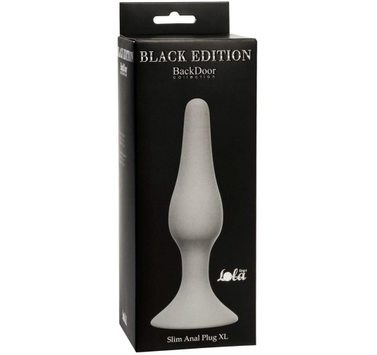Smukły czubek korek plug analny przyssawka 15cm
