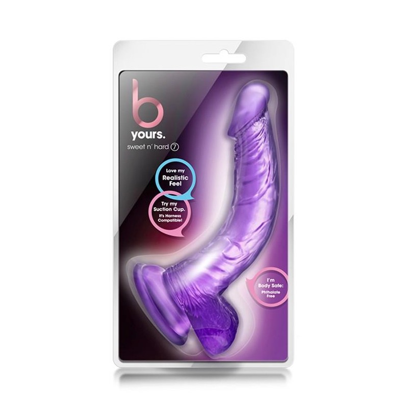 Dildo-b yours sweet n hard 7 purple