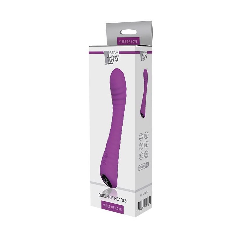 Wibrator-DREAM TOYS QUEEN OF HEARTS PURPLE