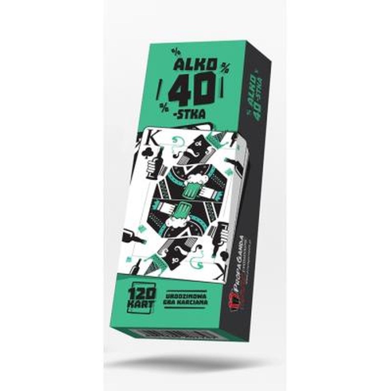 Gra karciana imprezowa pijacka urodziny alko 40 Gra karciana imprezowa pijacka urodziny alko 40