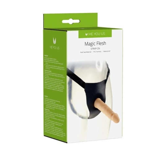 Strap-on z dildo realistyczny wygląd żylasty