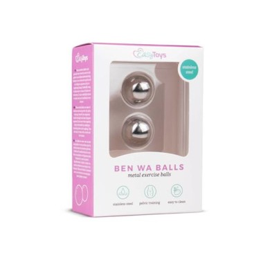 Kulki-Silver ben wa balls - 19mm