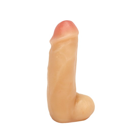 Grube żylaste realistyczne dildo z przyssawką 14cm