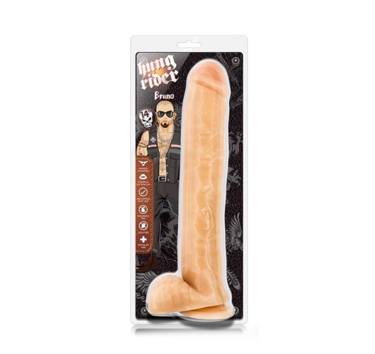 Dildo-HUNG RIDER BRUNO 14INCH DONG