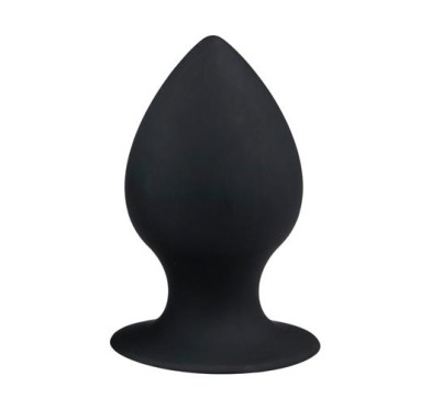 Duży okrągły korek analny plug z przyssawką 10cm