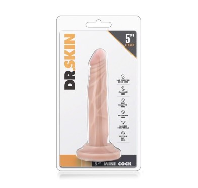 Dildo-dr. skin 5 inch mini cock flesh