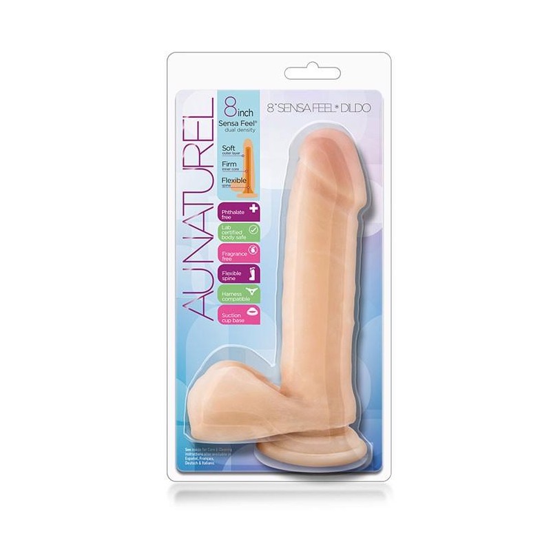 Cielisty realistyczny miękki penis dildo 20 cm