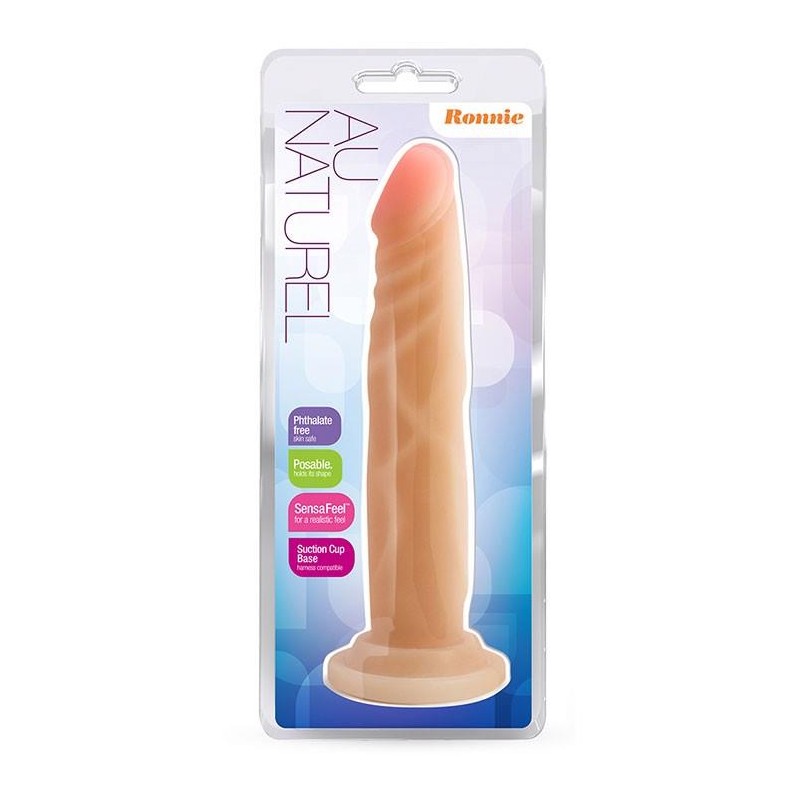 Dildo-au naturel 7.5inch ronnie beige