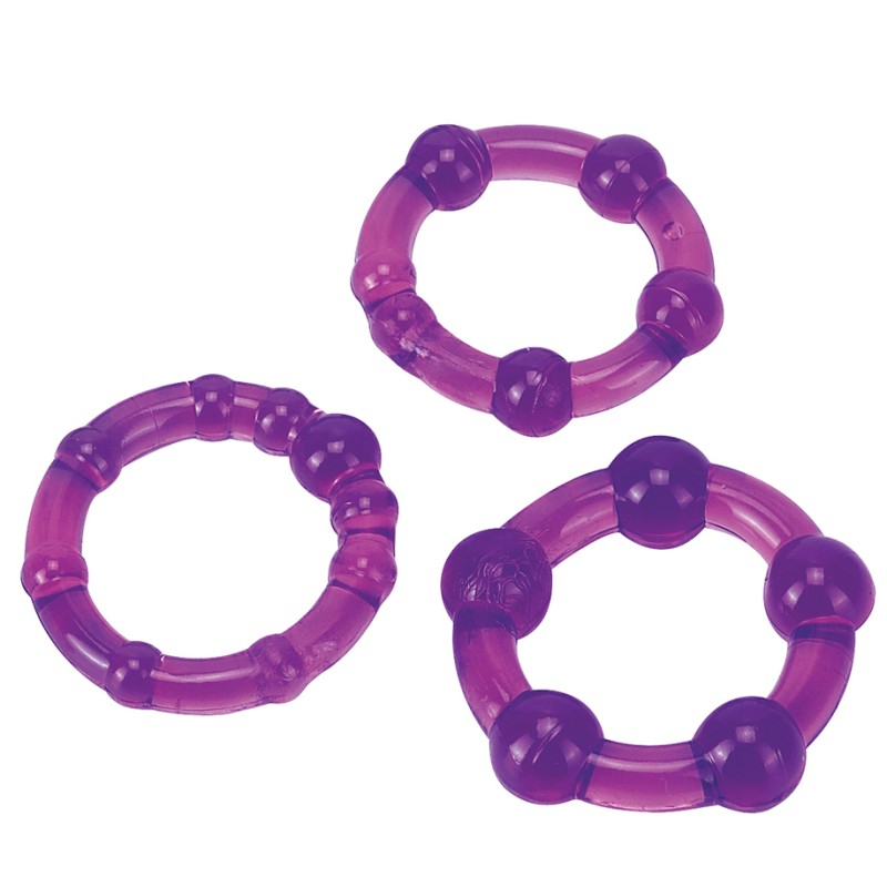 Pierścień-ULTRA SOFT & STRETCHY PRO RINGS PURPLE