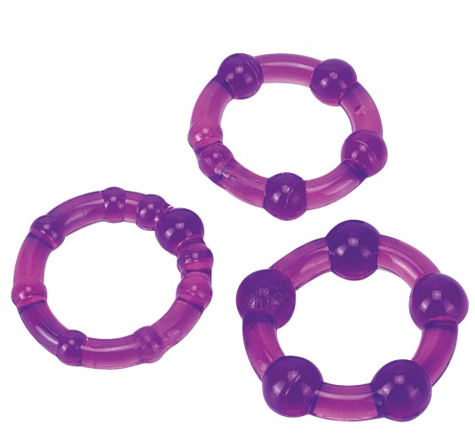 Pierścień-ULTRA SOFT & STRETCHY PRO RINGS PURPLE