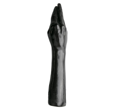 Czarne dildo do fistingu w kształcie ręki 43 cm