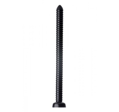Czarny długi analny pręt zatyczka dildo plug 51 cm