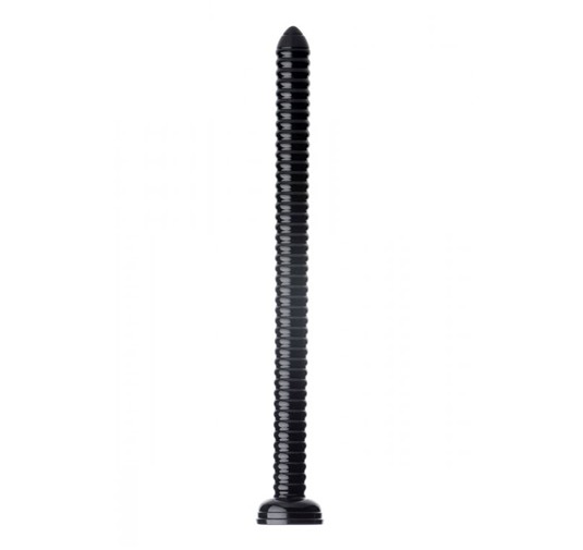 Czarny długi analny pręt zatyczka dildo plug 51 cm