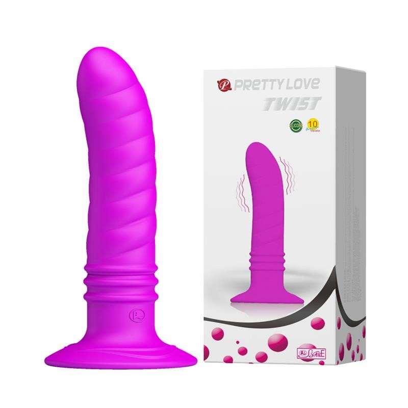 Korek analny z wibacjami przyssawka 10 trybów 12cm Korek analny z wibacjami przyssawka 10 trybów 12cm