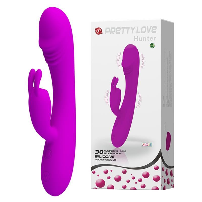 Wibrator królik stymulator łechtaczki 30tryb 17cm Wibrator królik stymulator łechtaczki 30tryb 17cm